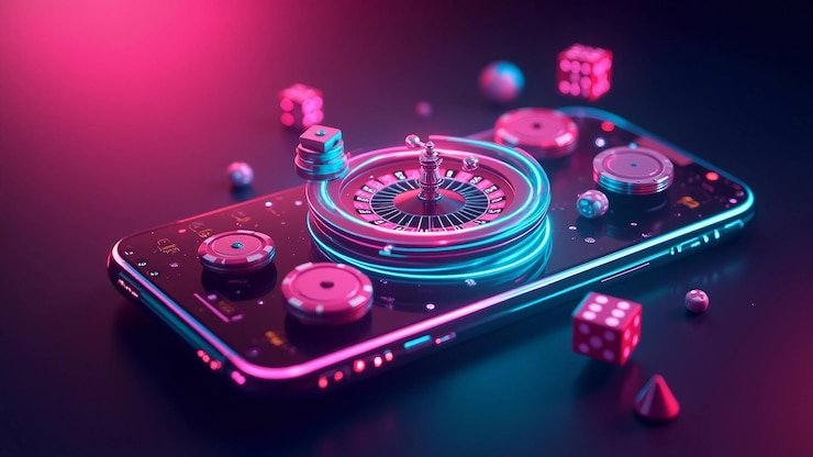 gospin mobile app interface showing account balance and game menu on Android device