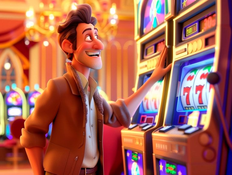 Mobile screen showing Game Demo login and game selection on gospin
